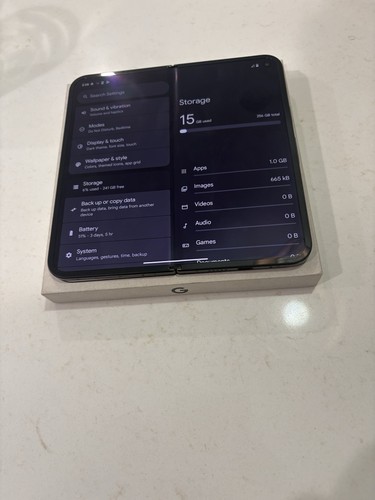 Google Pixel 9 Pro Fold 5g 256 Go Noir (débloqué réseau) - Photo 2 sur 9