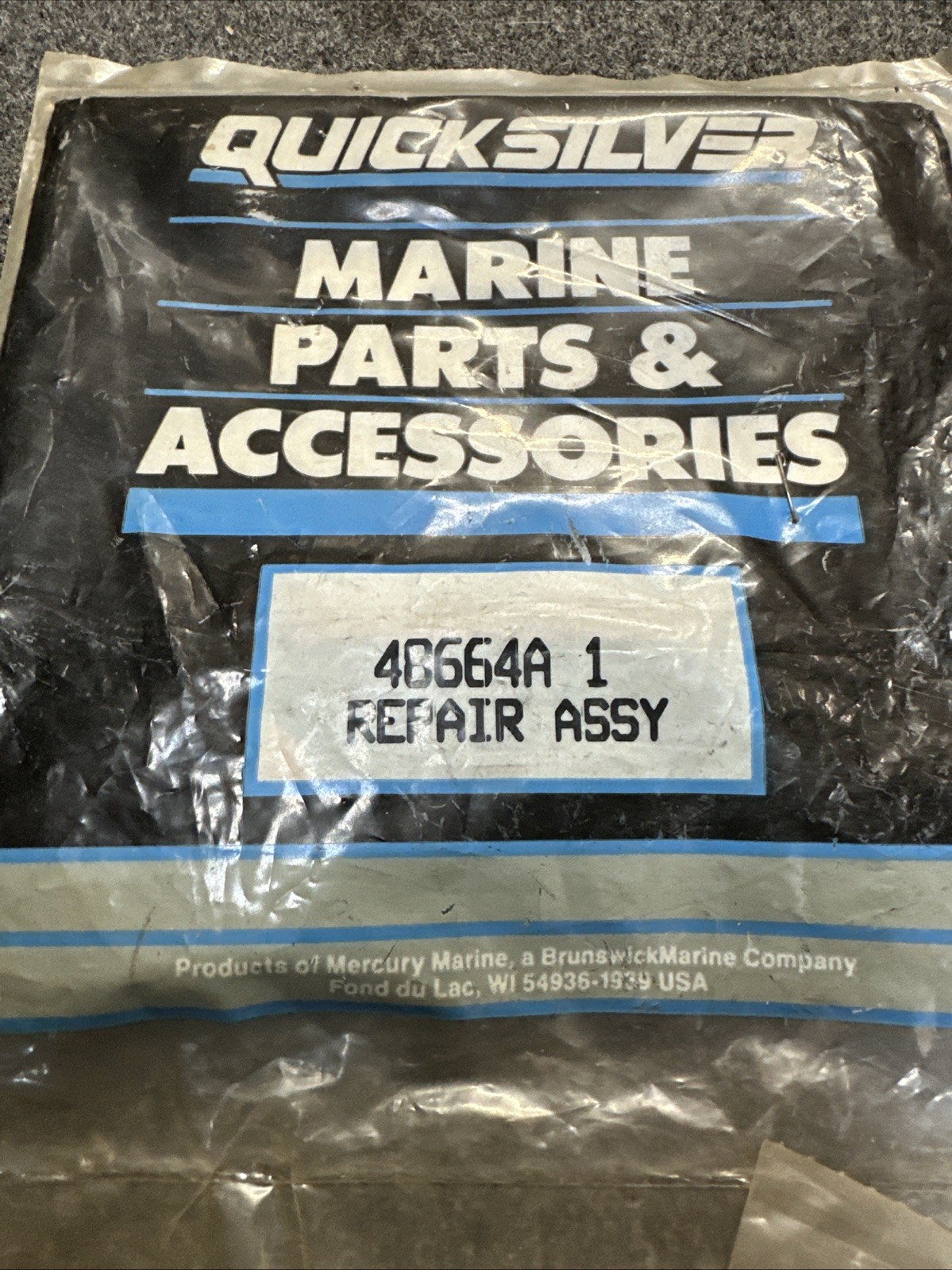 New NOS OEM Genuine Mercury Quicksilver Trim Cylinder Repair Kit 48664A1