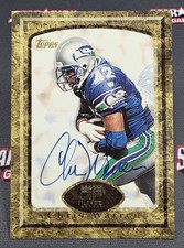 1997 Topps - Autographs Chris Warren #8 NFL Seattle Seahawks Card