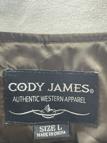 CODY JAMES Vest Men's L Button Down Southwestern Waist Coat Aztec Pockets - Bild 2 von 6