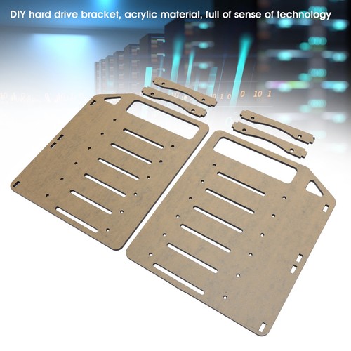 Hard Drive Acrylic Bracket DIY Assembly Stand Rack Board 3.5in YJ-Y6F-002 FY - Afbeelding 18 van 18