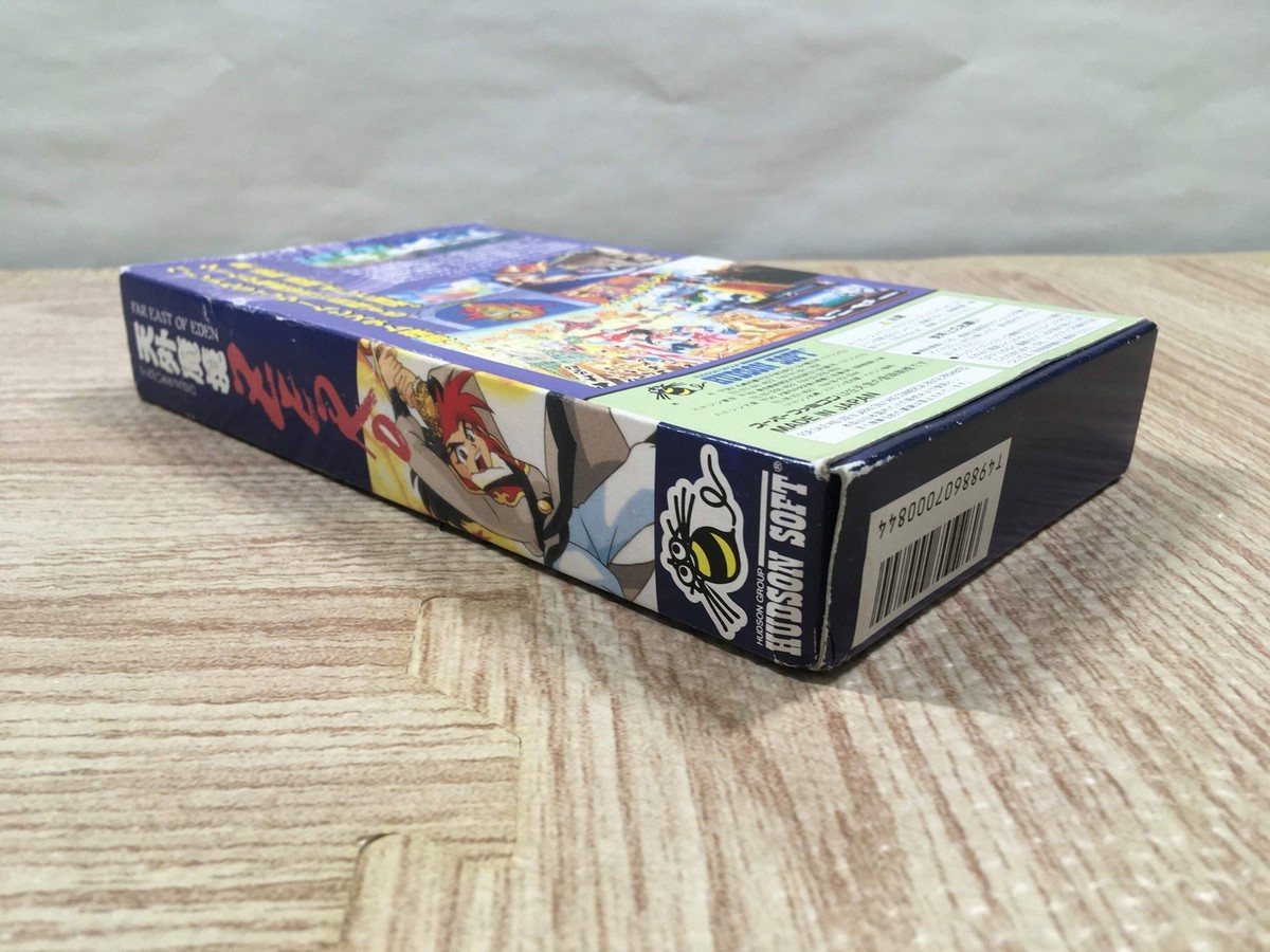Far East Of Eden Tengai Makyou Zero Boxed Super Famicom SNES Japan