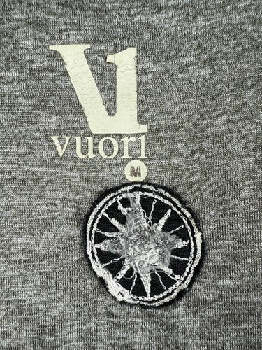 Vuori Camicia Uomo Grigio Medio Strato Tech Tee Performance Manica Corta Logo - Foto 6 di 8