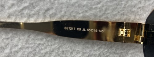 Sojos SJ1217 C5 JL Gold Oval Sunglasses 55 19 145 (LIGHT SCRATCHES) - Picture 6 of 8