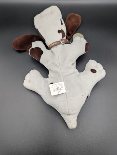 Pound Puppies Yuppies Tsukuda Grey Brown Spot Dog Plush Puppy Toy vtg - Bild 8 von 22