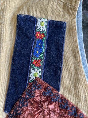 Vintage Cambridge Dry Goods Weste Western Aztec Country Lodge Patchwork Indianer Pferd - Bild 19 von 24
