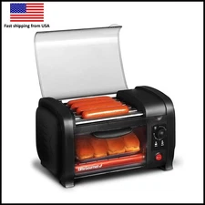 Elite Gourmet Hot Dog Toaster Black 4 Count