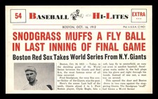 1960 NuCard Scoops #54 Fred Snodgrass Muffs Fly NM J3628890