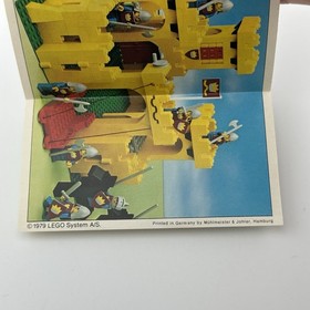 1979 Vintage Lego 677 6077 Knight's Procession Castle Set Manual ONLY Original