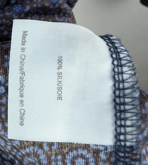 Abito floreale TORY BURCH Flavia 100% seta TG M aderente con zip Mb