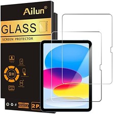 iPad 11 2025 10th 2022 Tempered Glass Screen Protector 2 Pack
