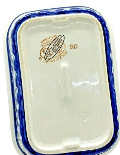 Bolslaweic Rectangular Baking Dish From Poland Christmas Tree Design Handmade - Picture 4 of 12
