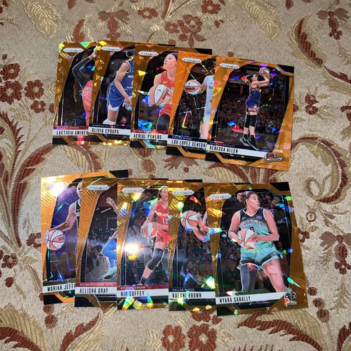 2024 Panini Prizm WNBA Orange Ice Velocity 64 Card Lot Holo Nm+ Rc Basketball - Picture 12 of 21