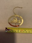 Vintage SMITHSONIAN INSTITUTION Brass Christmas Gold Ornament - Washington DC — photo 6