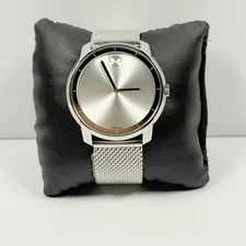 New Movado Bold Silver Sunray Mesh Bracelet 44mm Men's Watch 3600260