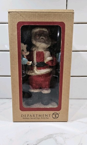 DEPT 56 POLIWOGGS CHRISTMAS FOLK ART COLLECTION SANTA CHRISTMAS - Imagen 1 de 11
