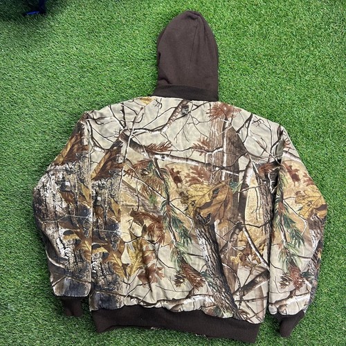 RedHead For Youth Camo Hunting Jacket Hoodie XL Kids Quilted Insulated Zip Coat - Picture 5 of 7