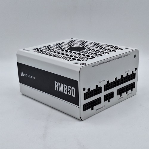 CORSAIR RM Series, White, RM850, 850W, 80 Plus Gold, Fully Modular -NOT WORKING- - Zdjęcie 2 z 4