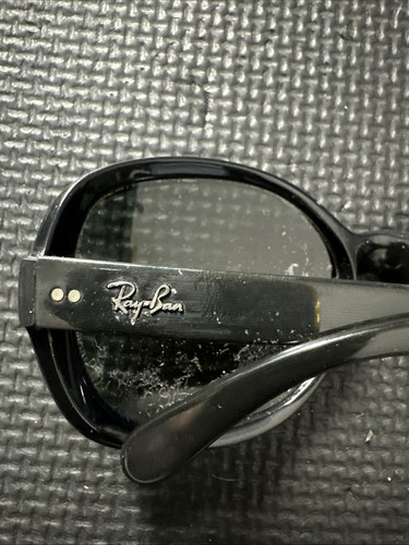 Ray-Ban JACKIE OHH iii Sunglasses Black Plastic Women's RB4113 Need Lenses - Picture 8 of 11