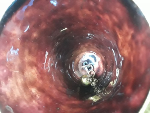 Vintage Alsan Cloisonne emailliert hängende Glocken Ornamente 4" Vögel Schmetterlinge X7 - Bild 10 von 22