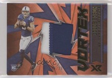 2020 Panini XR Vortex Materials Orange 9/25 Jacob Eason #VX-16 1u6