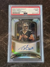 2020 Panini Select Drew Brees Signatures Prizm 15/15 Bookend Mint 9 Pop 3 