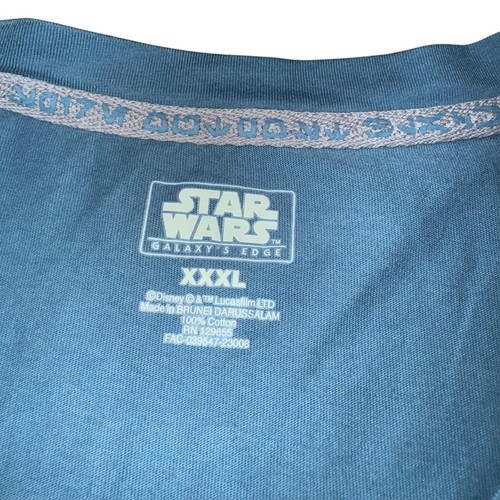 Star Wars Galaxy's Edge IG-11 Shirt Mens 3XL Blue Droid Depot Bounty Hunter Tee - Picture 11 of 15