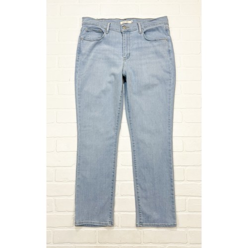 Levis Classic Straight Light Wash Jeans blau Damengröße 14