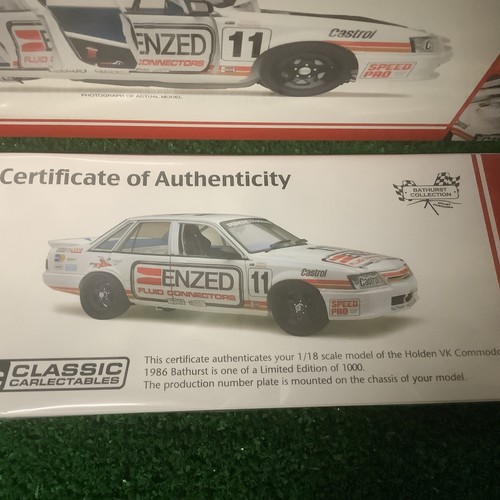 1:18 1986 Bathurst Holden VK Commodore Perkins/Parsons Only 1000 Made - Picture 6 of 8