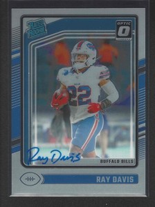 Ray Davis 2024 Donruss Optic Rated Rookie Autograph /325 Bills