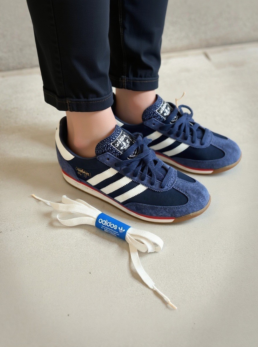 Adidas Originals SL 72 RS Men's Running Shoes Blue Sneaker Athletic Size 9