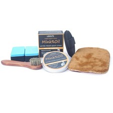 Mink Oil Leather Conditioner Cleaner Natural 3.5 oz Waterproof Restore Shoes ...