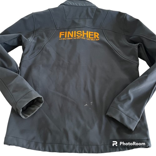Panama City Beach Triathalon Activewear Jacket 2011 Size L K Swiss Fleece Lined - Picture 2 of 11