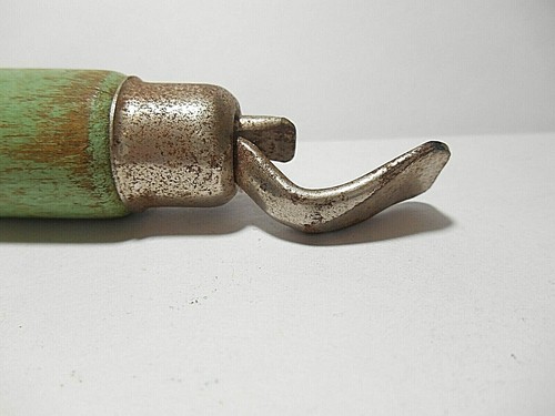 VINTAGE RARE WOOD HANDLED BOTTLE OPENER 4-5/8" LONG - Picture 5 of 7