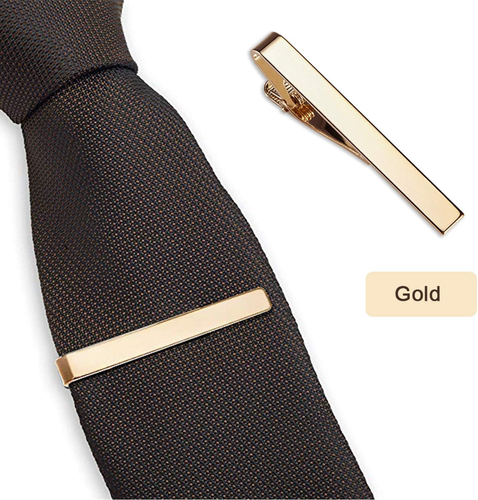Tie Clips for Men, 3 Pack Classic Tie Clip Silver Gold Black Necktie Tie Bar ... - Picture 3 of 12