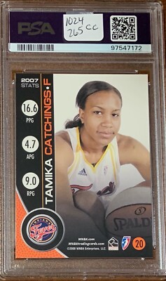 WNBA Tamika Catchings サイン入り雑誌 2008 Rittenhouse WNBA - Tamika Catchings #20 for sale online