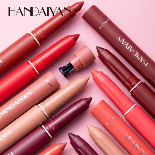 12Pcs Women Waterproof Lipstick Long Lasting Matte Lip Liner Pencil Lip Pen Set - Picture 2 of 11