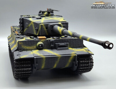RC Panzer 2.4 GHz Tiger 1 Tiki Taigen V3 BB +Servo +Kanonenrauch Metall-Edition