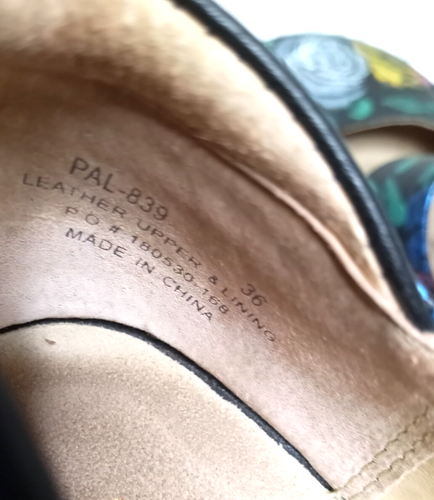 Alegria Paloma DONNA 36 US 6/6,5 Mary Jane NERO PELLE rose PAL 839 - Foto 9 di 17
