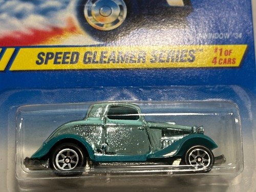 1994 Hot Wheels Speed Gleamer Series 3-Window '34 Toy Car #1 of 4 - Picture 3 of 7