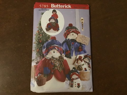 2 Sewing Patterns ~5785 9444 ~ Snowmen Decorations ~ Uncut - Picture 2 of 7