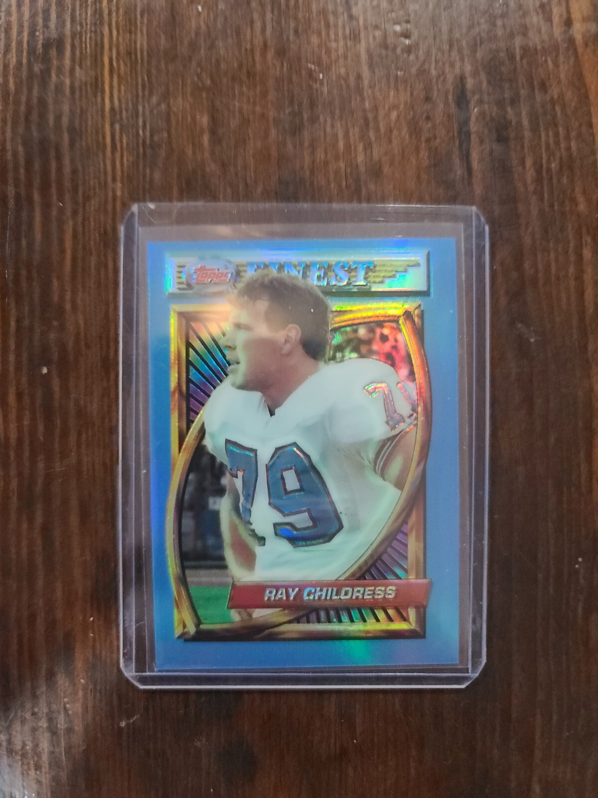 1994 Topps Finest Refractors #114 Ray Childress Near Mint Oilers