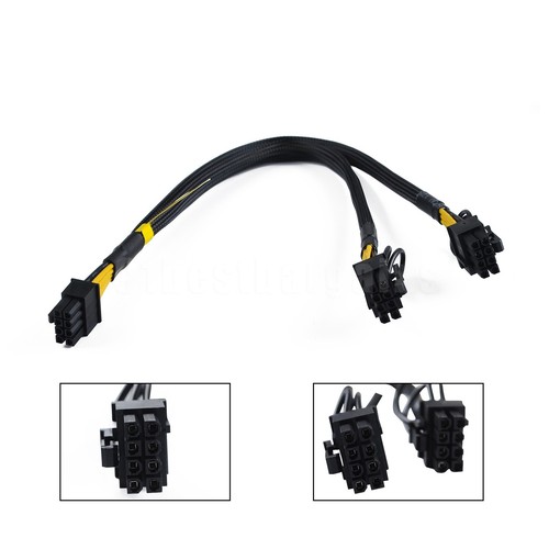 New 8pin to Dual 8pin For HP ML350P G8 Motherboard GPU Power Supply Cable 35cm - Picture 12 of 18