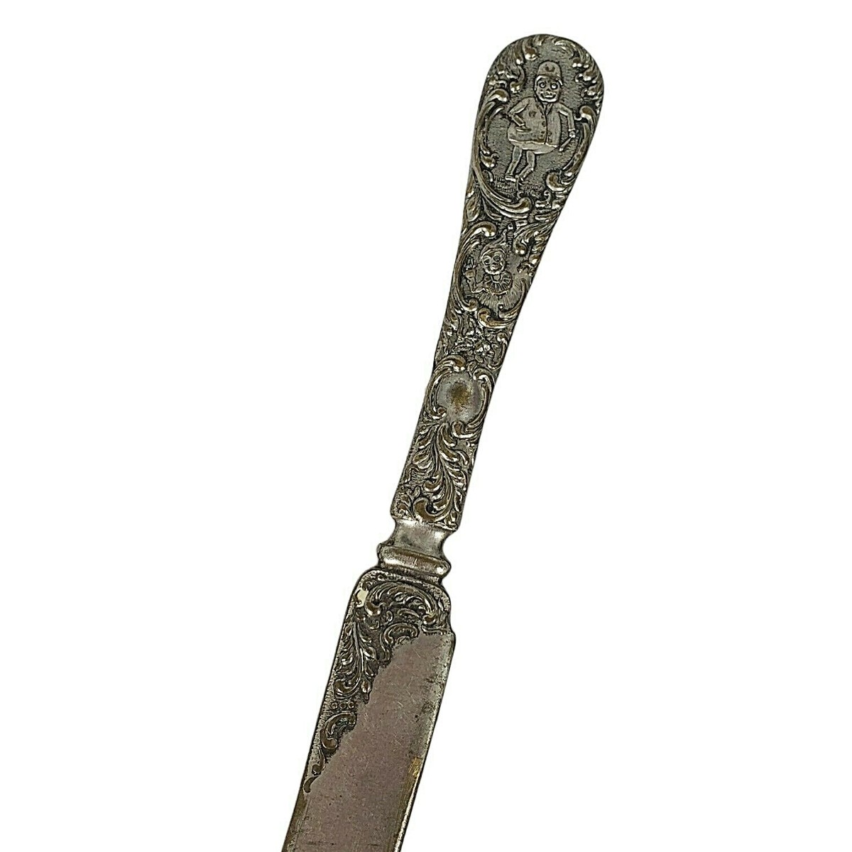 Palmer Cox Brownies Letter Opener, Butter, Youth Knife Antique 