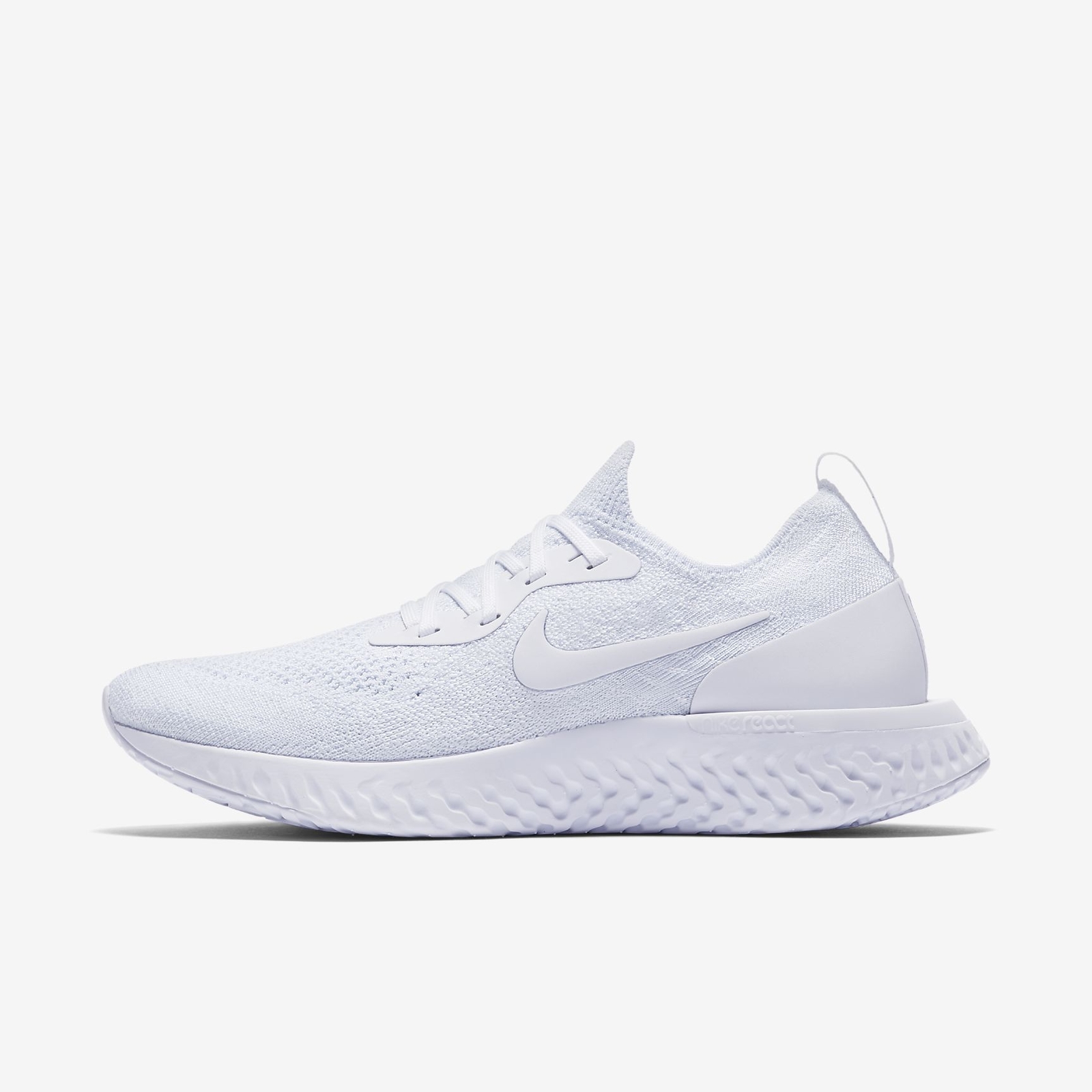 Nike Wmns Epic React Flyknit Triple White Women Running Shoes Sneaker AQ0070-102 Nike Wmns Epic React Flyknit Triple White Women Running Shoes Sneaker AQ0070-102