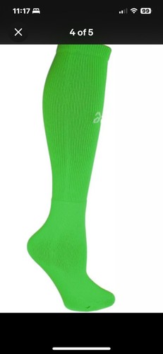 ASICS Size Medium Men’s Woman’s Knee High Green Socks Sports - Picture 7 of 11
