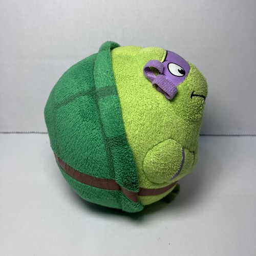 TMNT Teenage Mutant Ninja Turtles Donatello TY Balls TMNT Beanie Ballz Plush - Picture 4 of 6