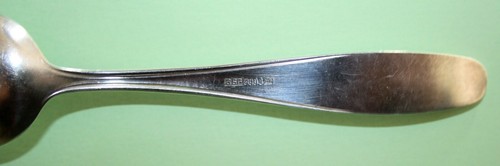 Cuchara de mocal decoración "Iris" de BSF (Bremer Silverwaren fábrica) gest. 800, 25 gr. - Imagen 6 de 6