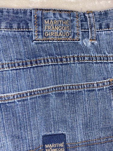 Marithe Francois Girbaud Jean Shorts Mens 42 Baggy Wide Long Skate Skater Y2K - Picture 14 of 14