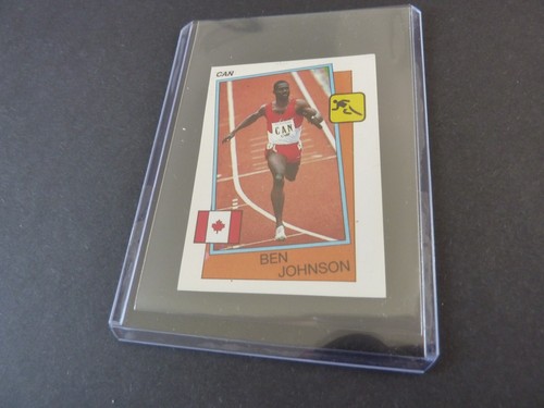 Pegatina de novato Panini Supersport - Ben Johnson de 1987 - ¡En muy buena condición! - Número 11 - Imagen 13 de 14